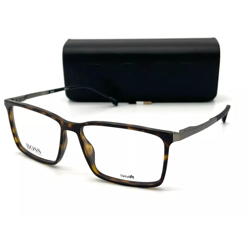 HUGO BOSS 1251 N9P Matte Havana / Demo Lens 58mm Eyeglasses